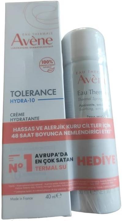 Avene Tolerance Hydra-10 Moisturising Creme 40 ml + Termal Su 50 ml