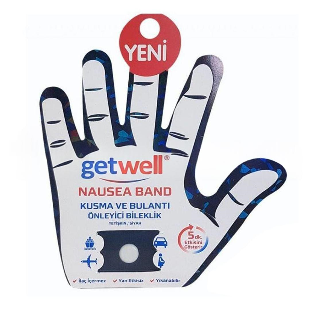 Getwell Nausea Bulantı Bilekliği Yetişkin - Siyah