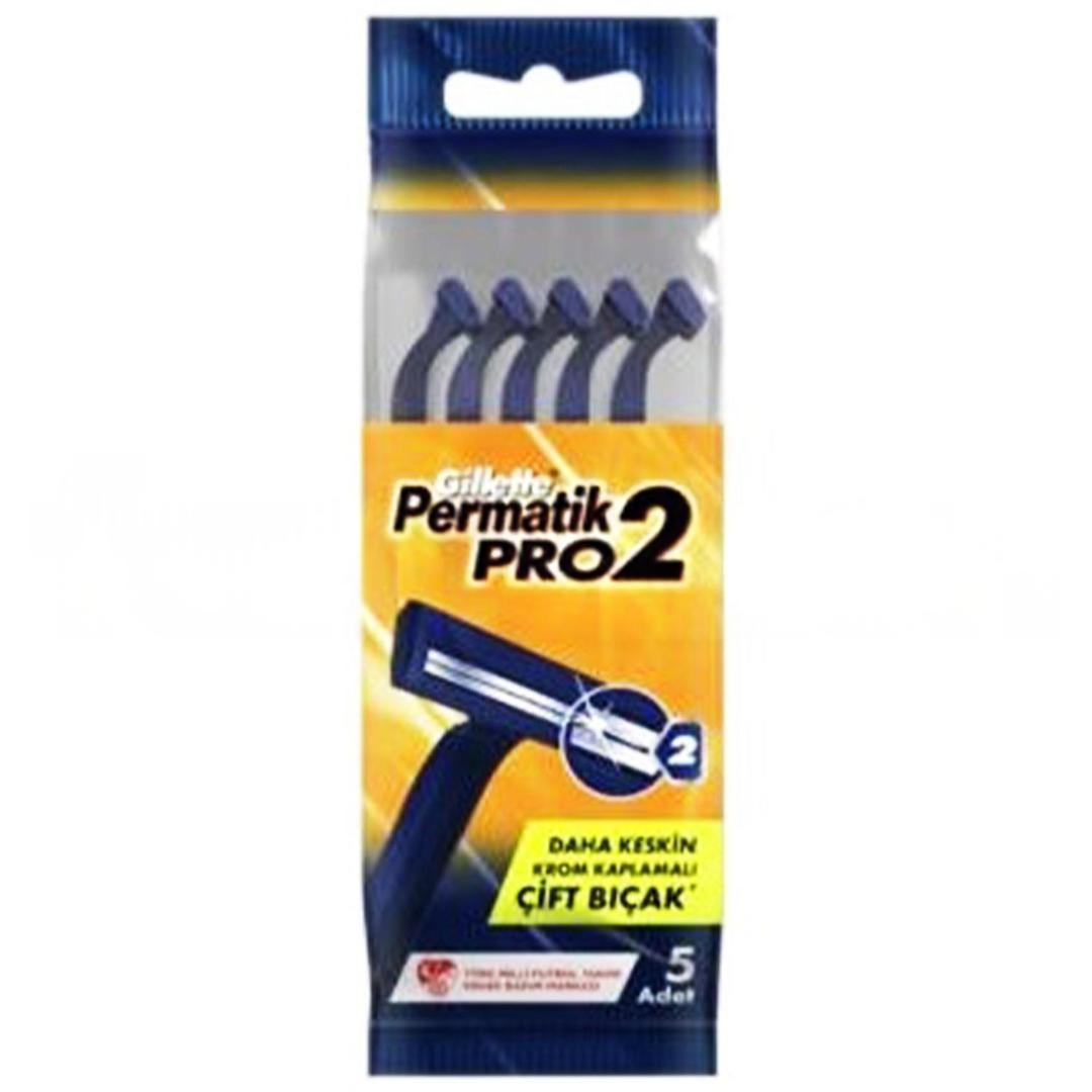 Gillette Permatik Pro 2 Tıraş Bıçağı 5'li