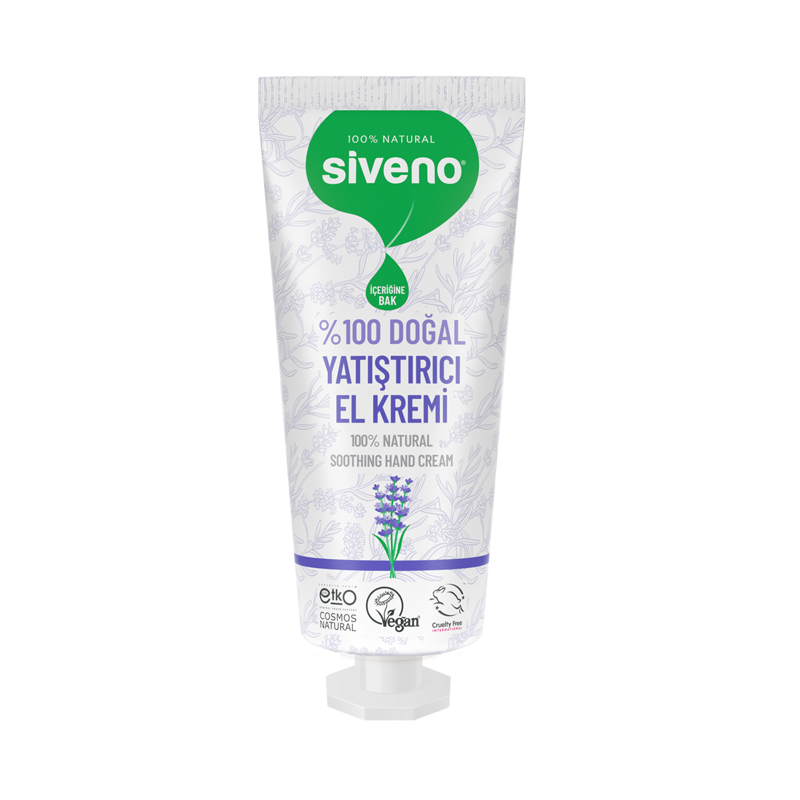 Siveno Doğal El ve Vücut Kremi Lavanta Yoğun Nemlendirici Vegan 30 ml