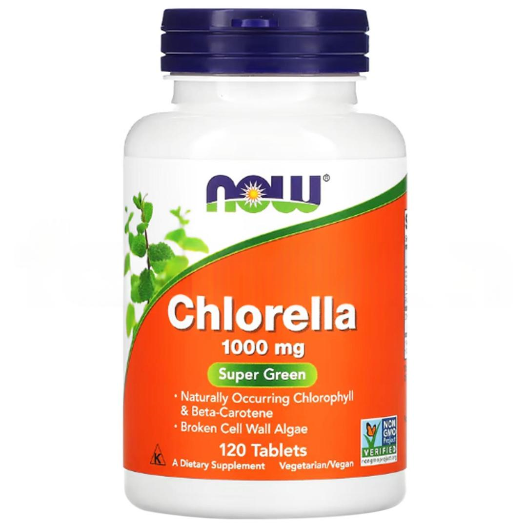 Now Foods Chlorella 1,000 mg 120 Tablets - İthal