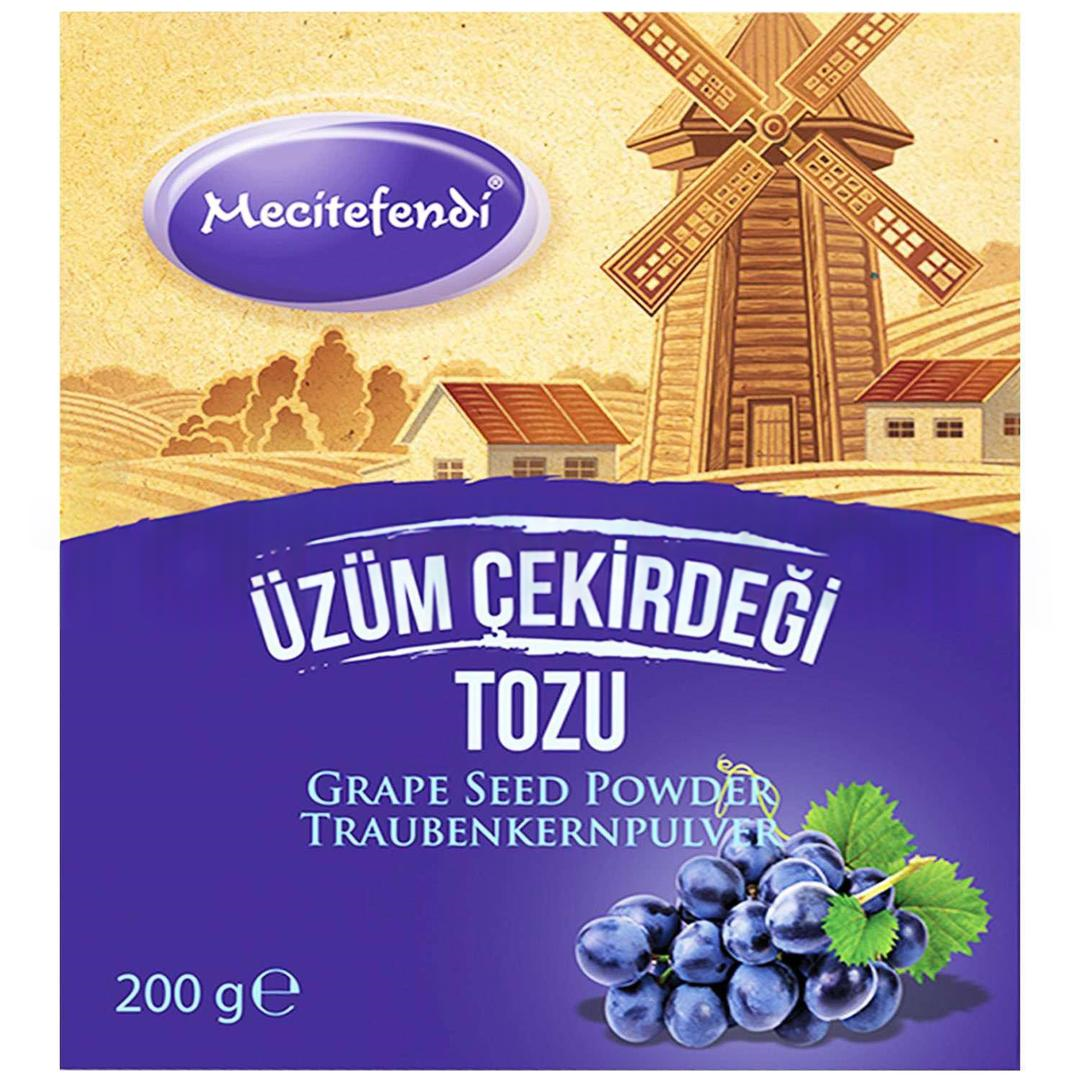 Mecitefendi Üzüm Çekirdeği Tozu 200 gr
