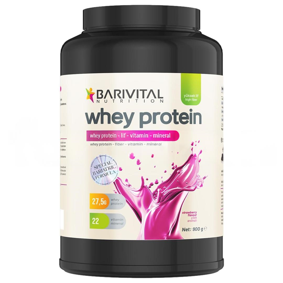 Barivital Çilekli Whey Protein 900 gr