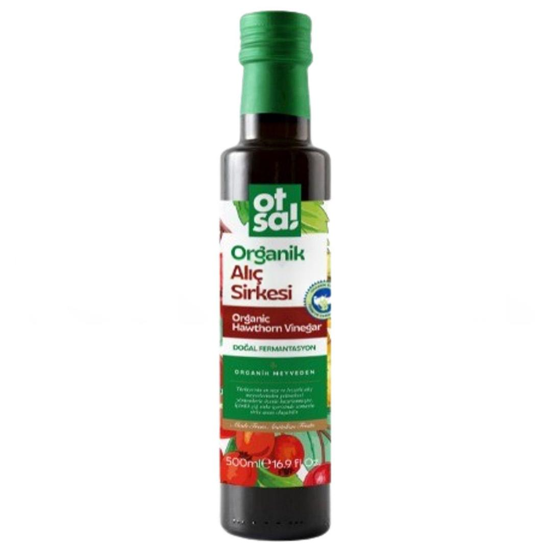 Otsa Organik Alıç Meyvesi İle Doğal Olarak Fermente Edilmiş Alıç Sirkesi 500 ml
