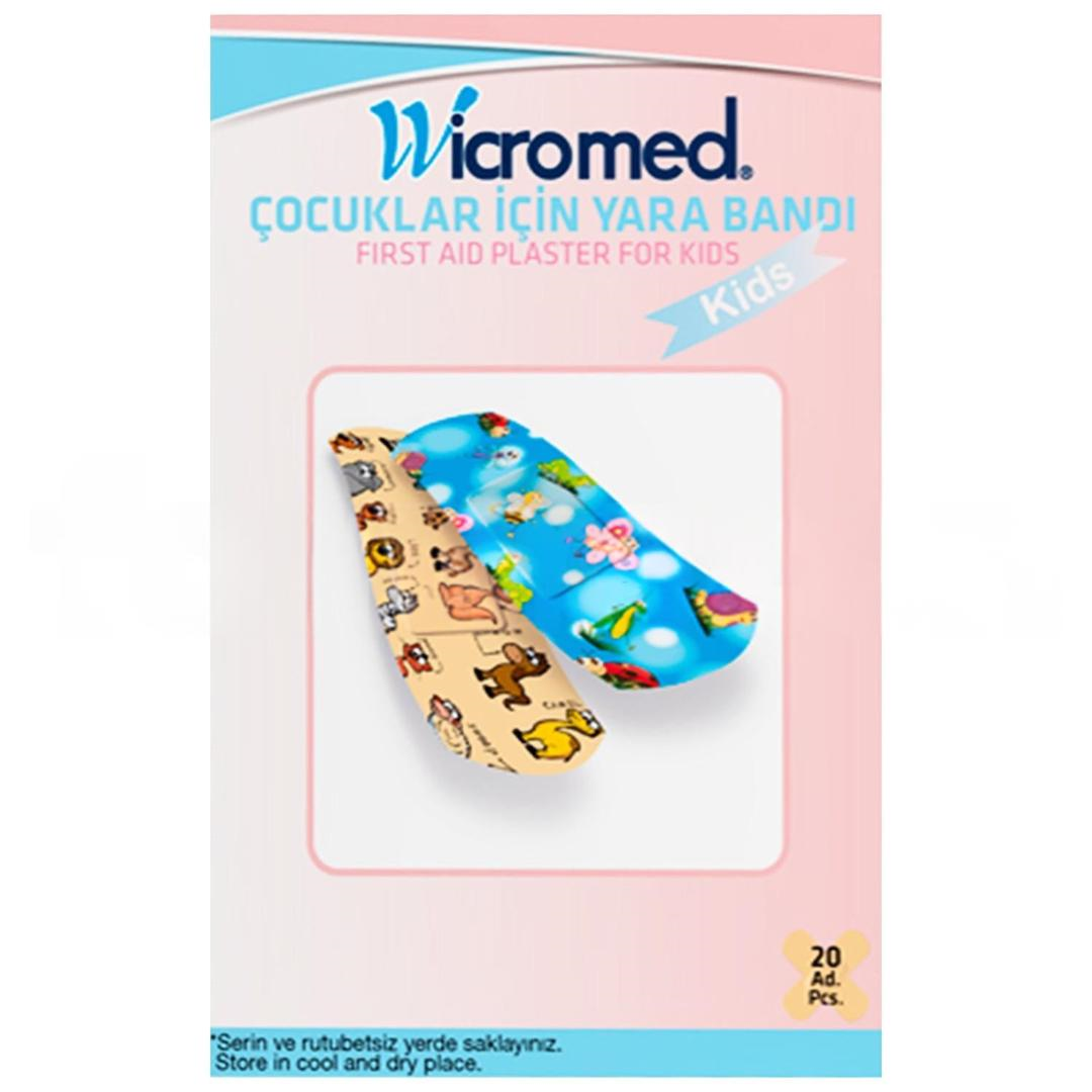 Wicromed Yara Bandı Desenli Kids 20'li