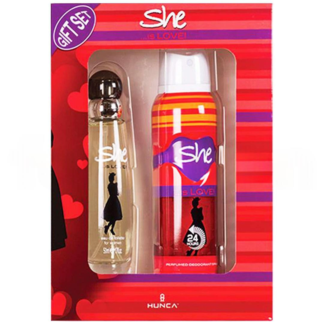 She is Love Edt 50 ml + 150 ml Deodorant