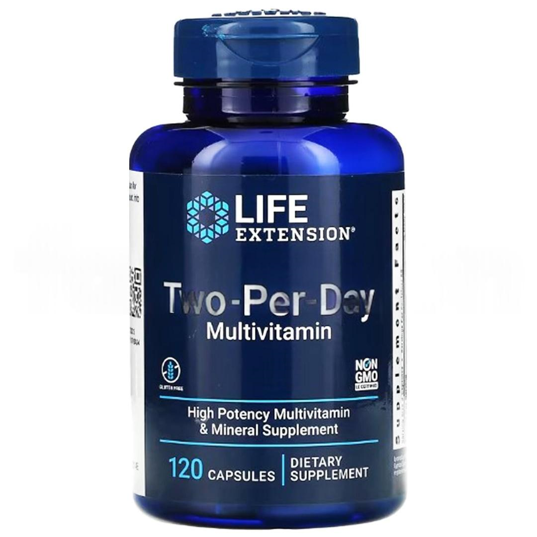 Life Extension Two-Per-Day Multivitamin 120 Kapsül - İthal