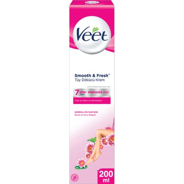 Veet Normal Ciltler İçin 200 ml Tüy Dökücü Krem