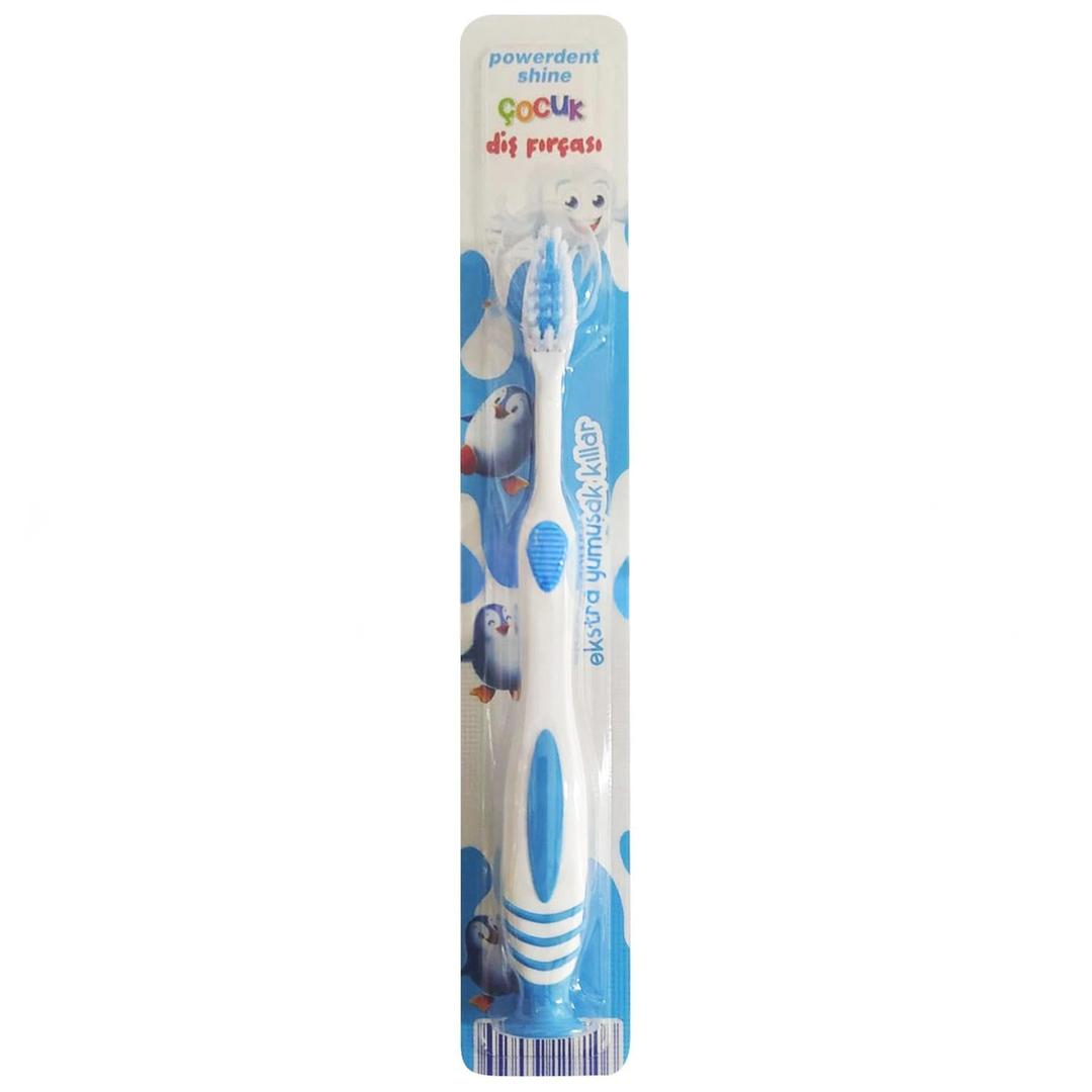 Powerdent Çocuk Diş Fırçası Extra Yumuşak Mavi
