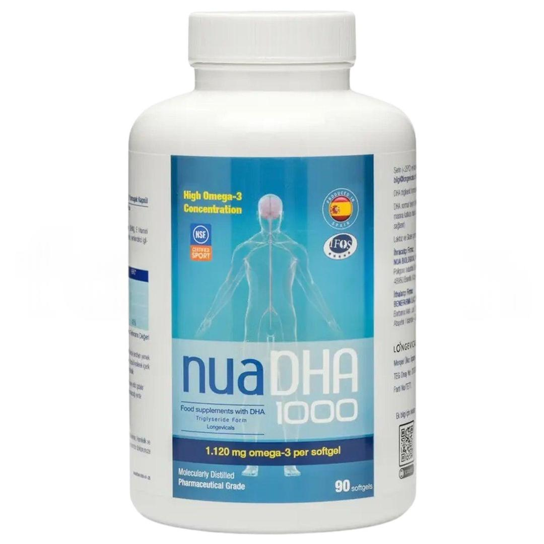 Nua Dha 1000 Omega 3 90 Kapsül