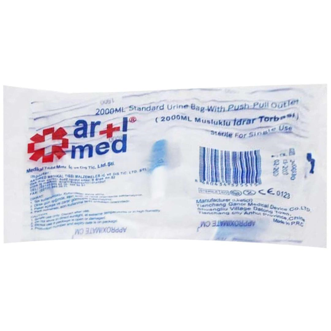 Artımed Steril Düz Musluklu İdrar Torbası 10'lu