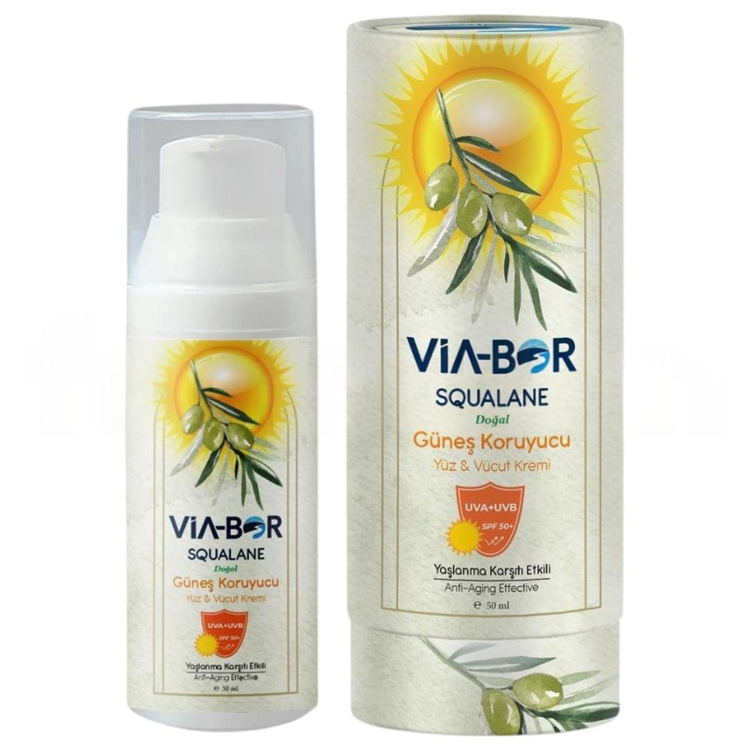 Via-Bor Skualen İçeren Güneş Kremi SPF50+ 50 ml