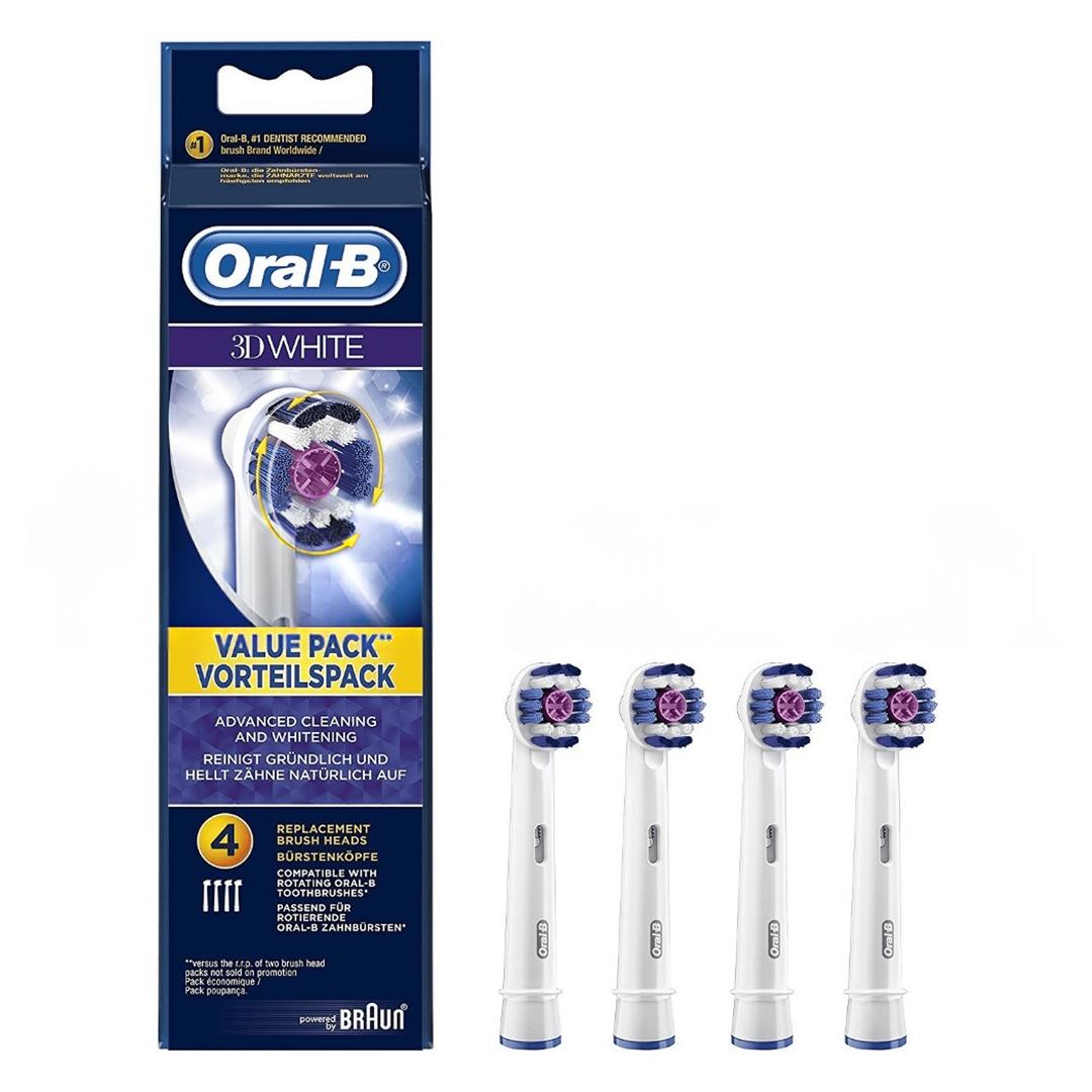 Oral-B 3D White Diş Fırçası Yedek Başlığı 4'lü