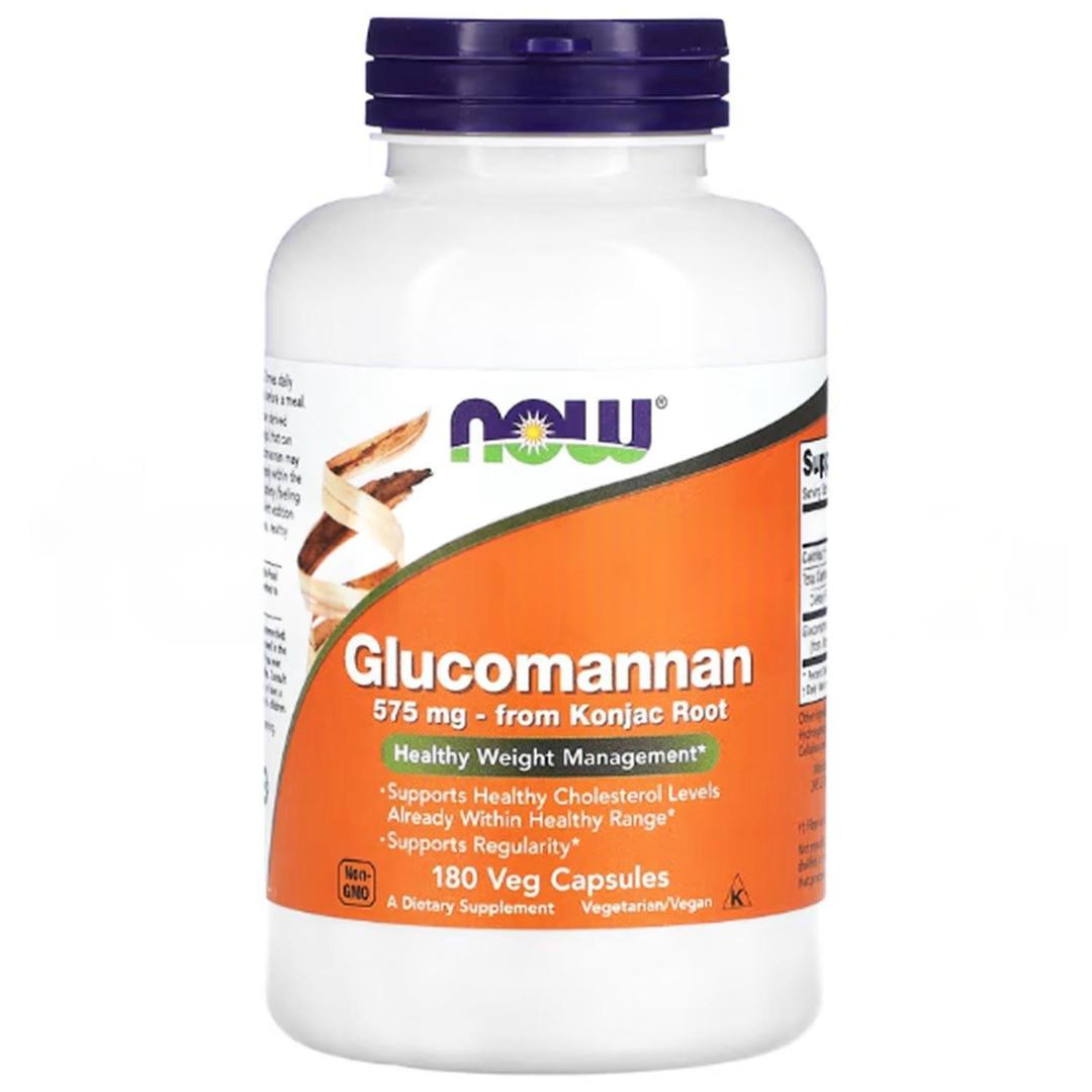 Now Foods Glucomannan 180 Bitkisel Kapsül - İthal