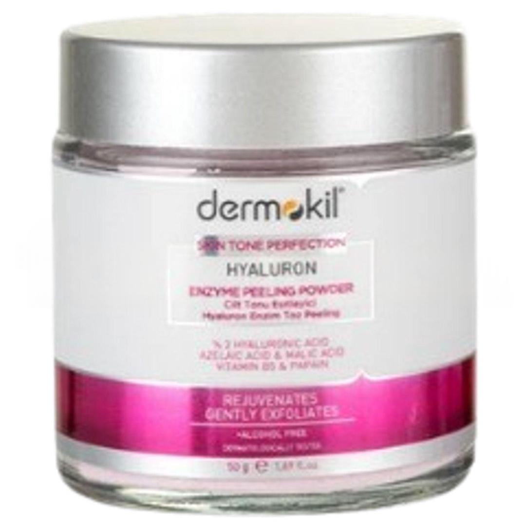 Dermokil Cilt Tonu Eşitleyici Hyaluron Enzim Toz Peeling 50 gr