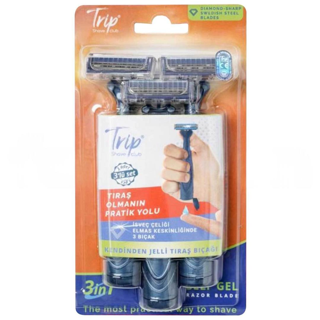 Trip Shave Club Kendinden Jelli Tıraş Bıçağı 3'lü