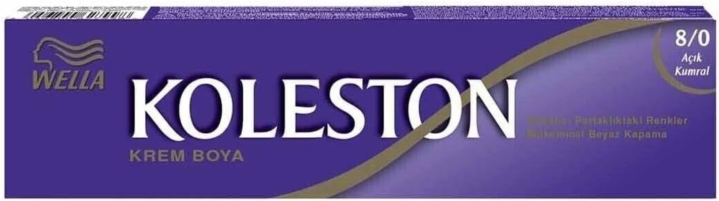 Wella Koleston 8.0 Açık Kumral Tüp Saç Boyası