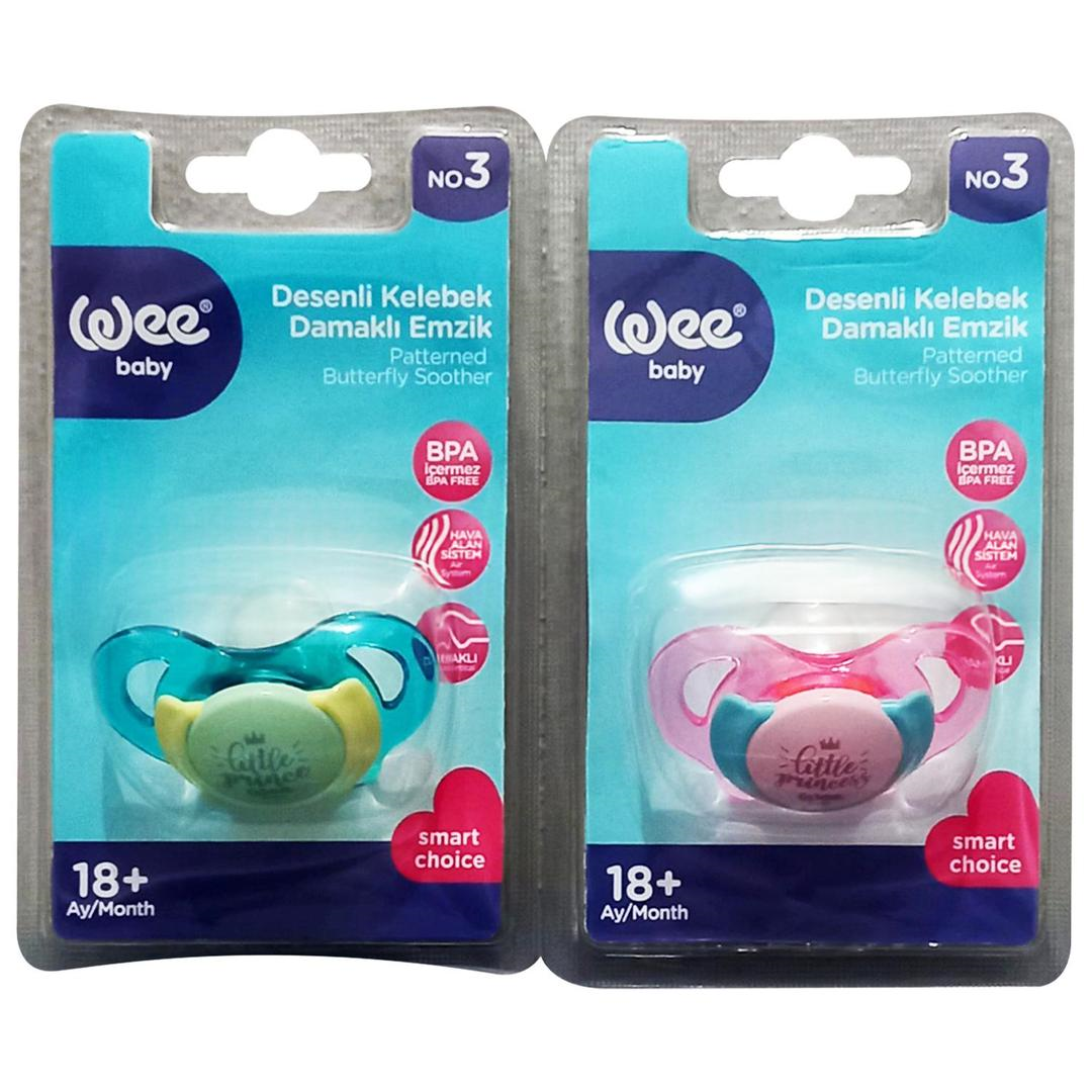 Wee Baby 174 Damaklı Kelebek Emzik No: 3