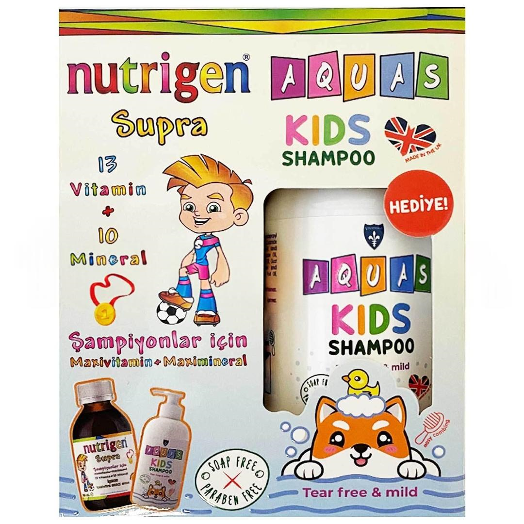 Nutrigen Supra Şurup 200 ml + Aquas Kids Şampuan 250 ml Hediyeli