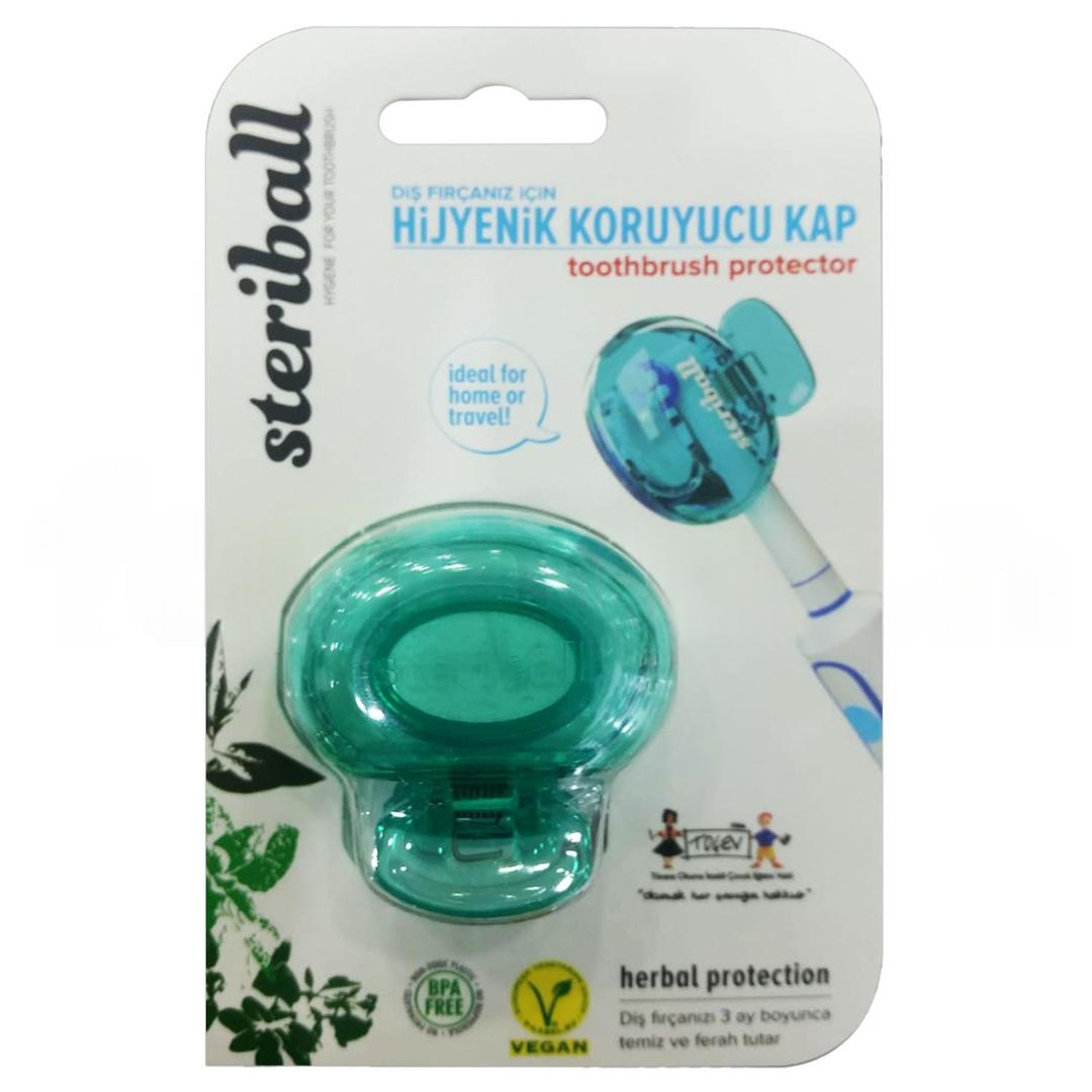Steriball Diş Fırçası Koruma Kabı - Turkuaz