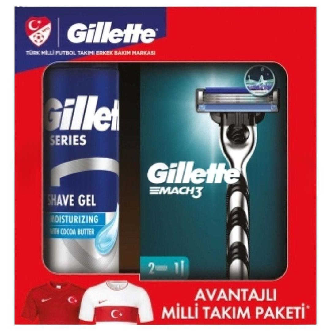 Gillette Mach 3 Makine 2Up+Series Jel 200 ml - 2020
