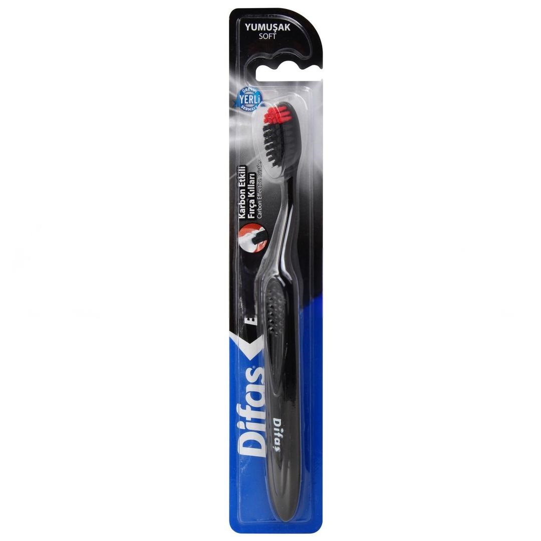 Difaş Carbon Black Tekli Diş Fırçası