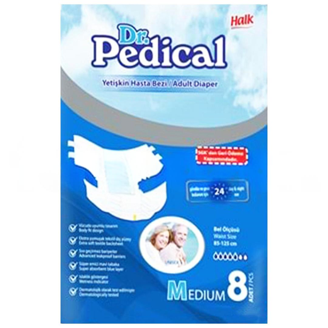 Dr. Pedical Yetişkin Hasta Bezi Medium 8'li