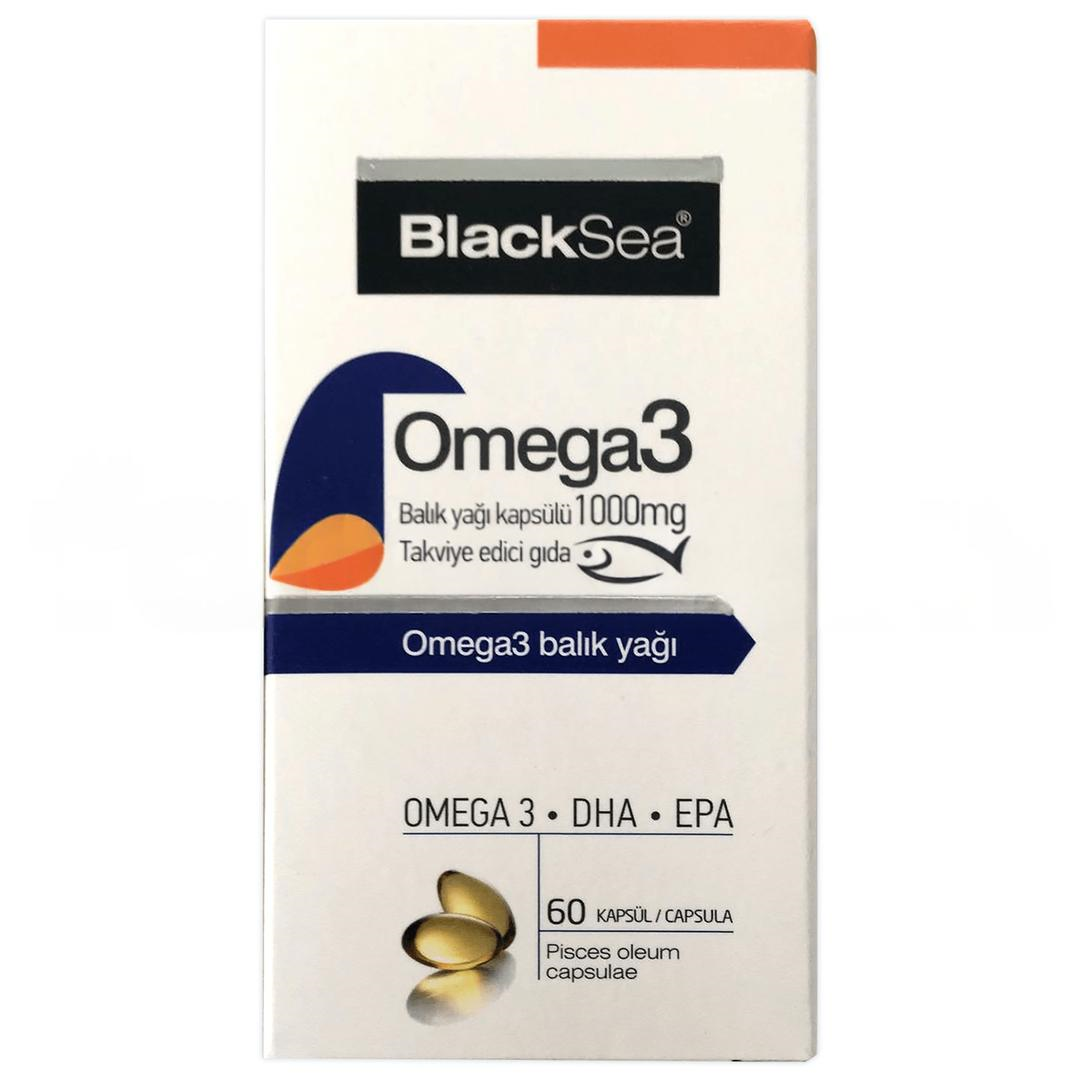 Black Sea Omega 3 Balık Yağı 1000 mg 60 Kapsül