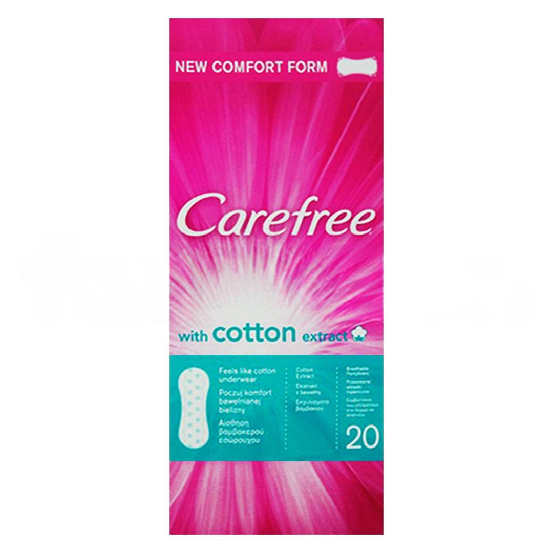 Carefree Cotton Extract Hijyenik Ped 20'li