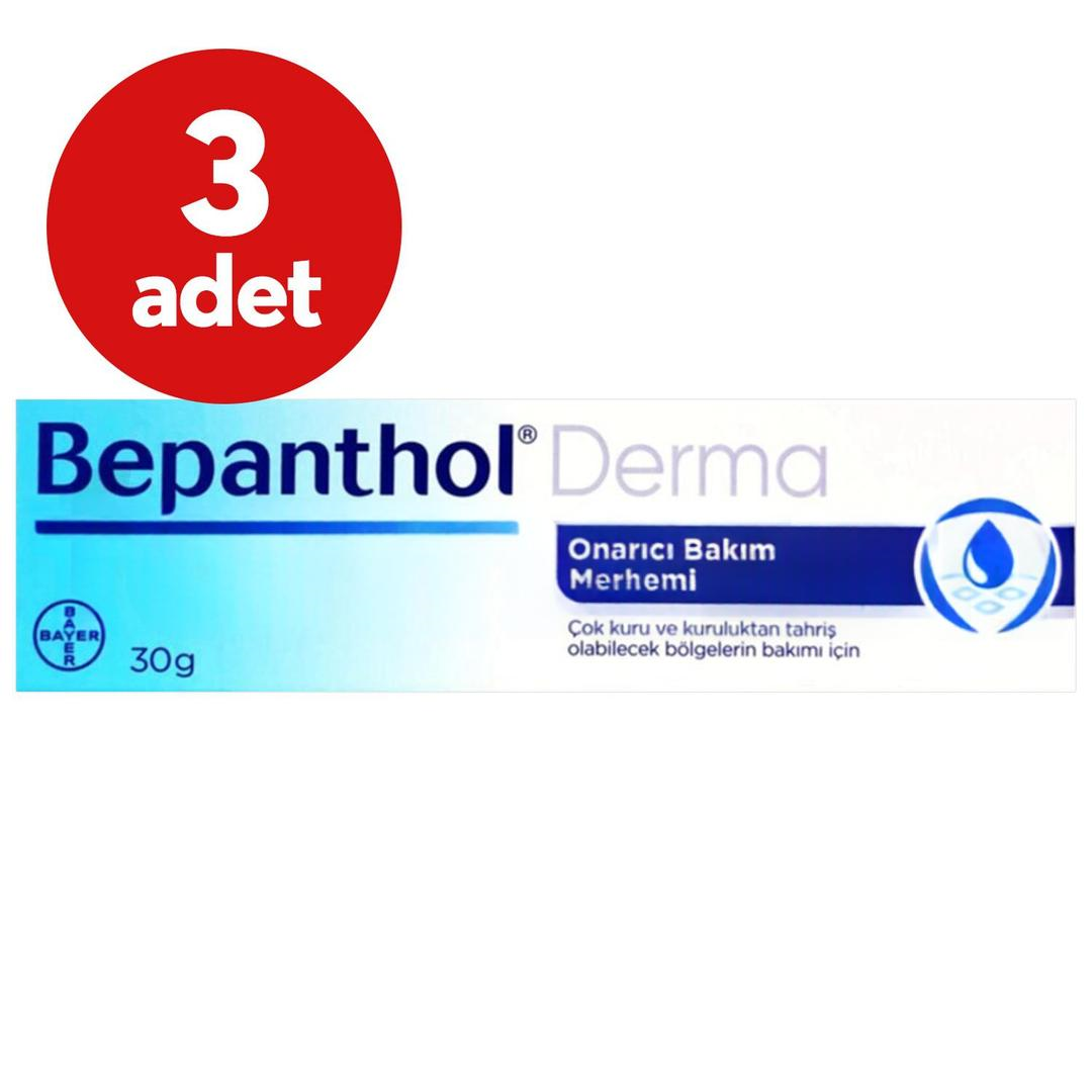 Bepanthol Derma Onarıcı Bakım Merhami 30 gr - 3 Adet