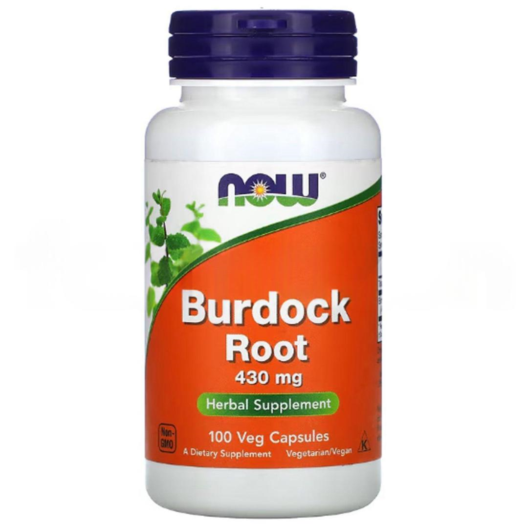 Now Foods Burdock Root 430 mg 100 Veggie Capsules
