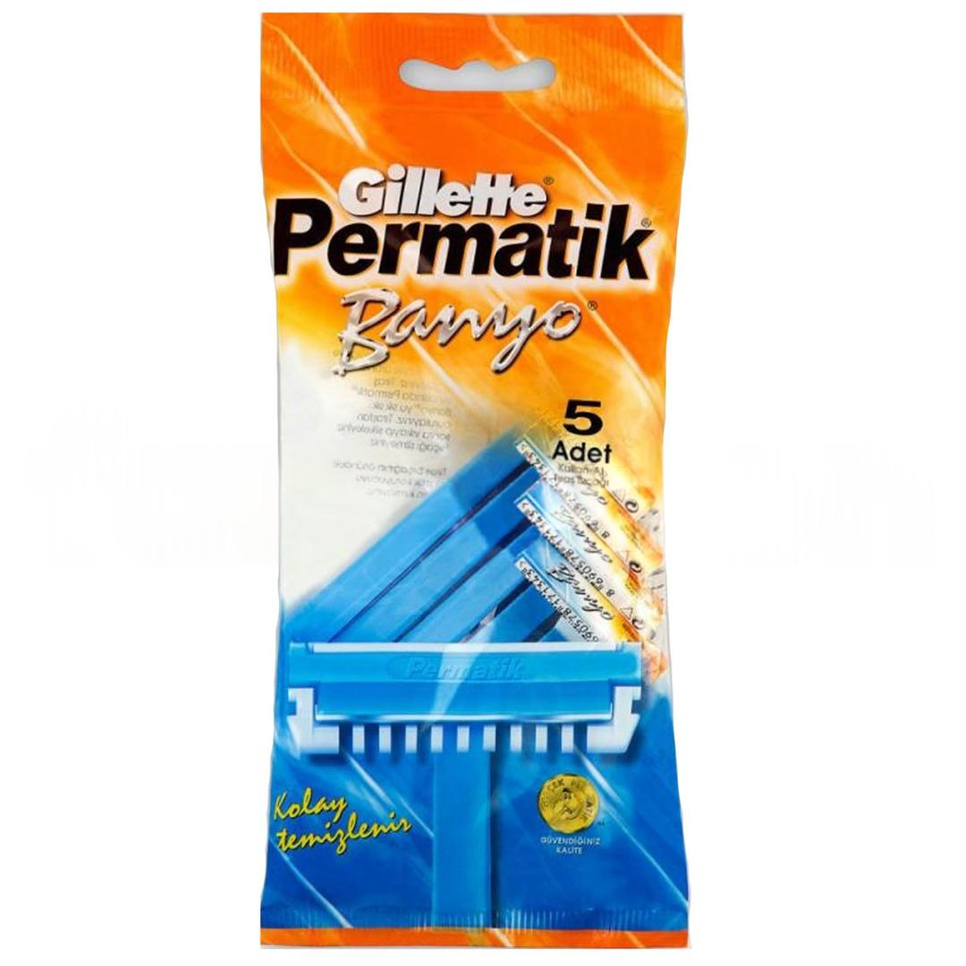 Gillette Permatik Banyo Tıraş Bıçağı 5'li