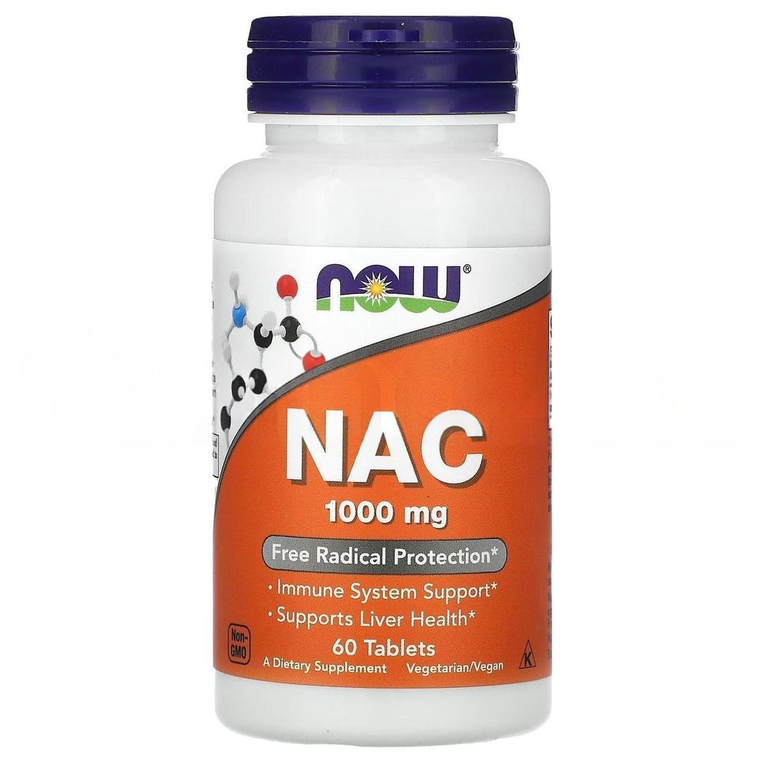 Now Foods Nac 1000 mg 60 Tablets - İthal