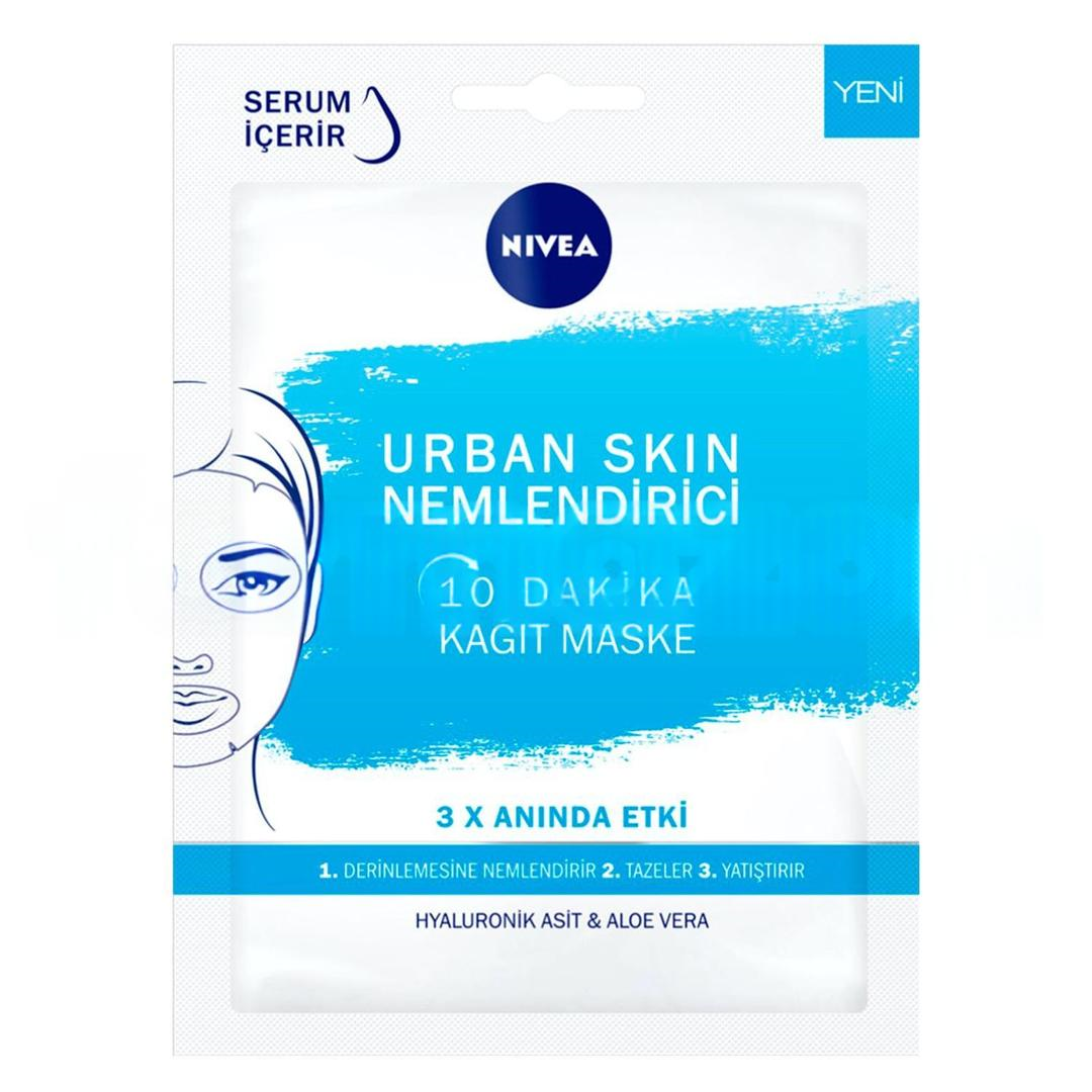 Nivea 10 Dakika Kağıt Maske Urban Skin Nemlendirici 28 gr