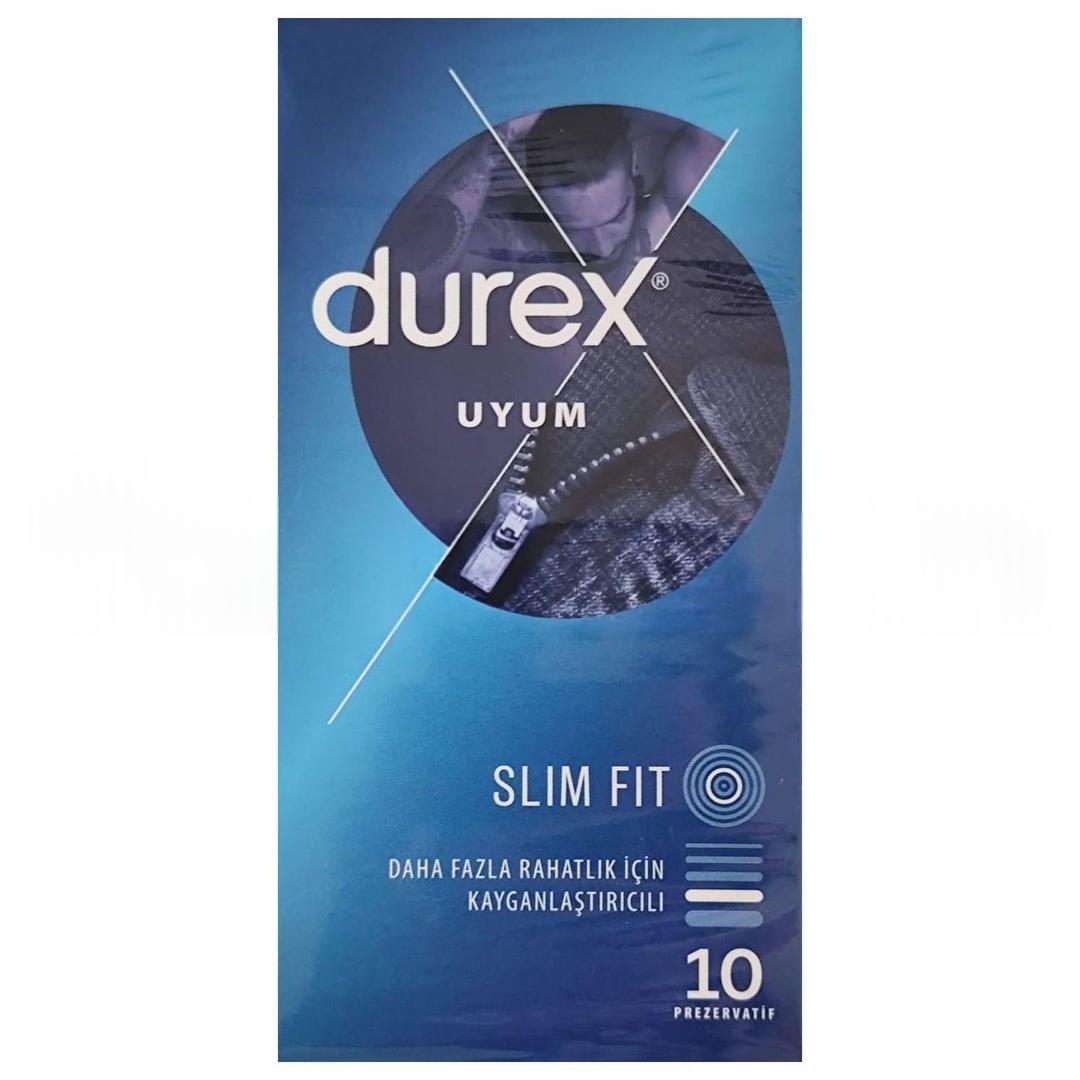 Durex Prezervatif Slim Fit Uyum 10'lu