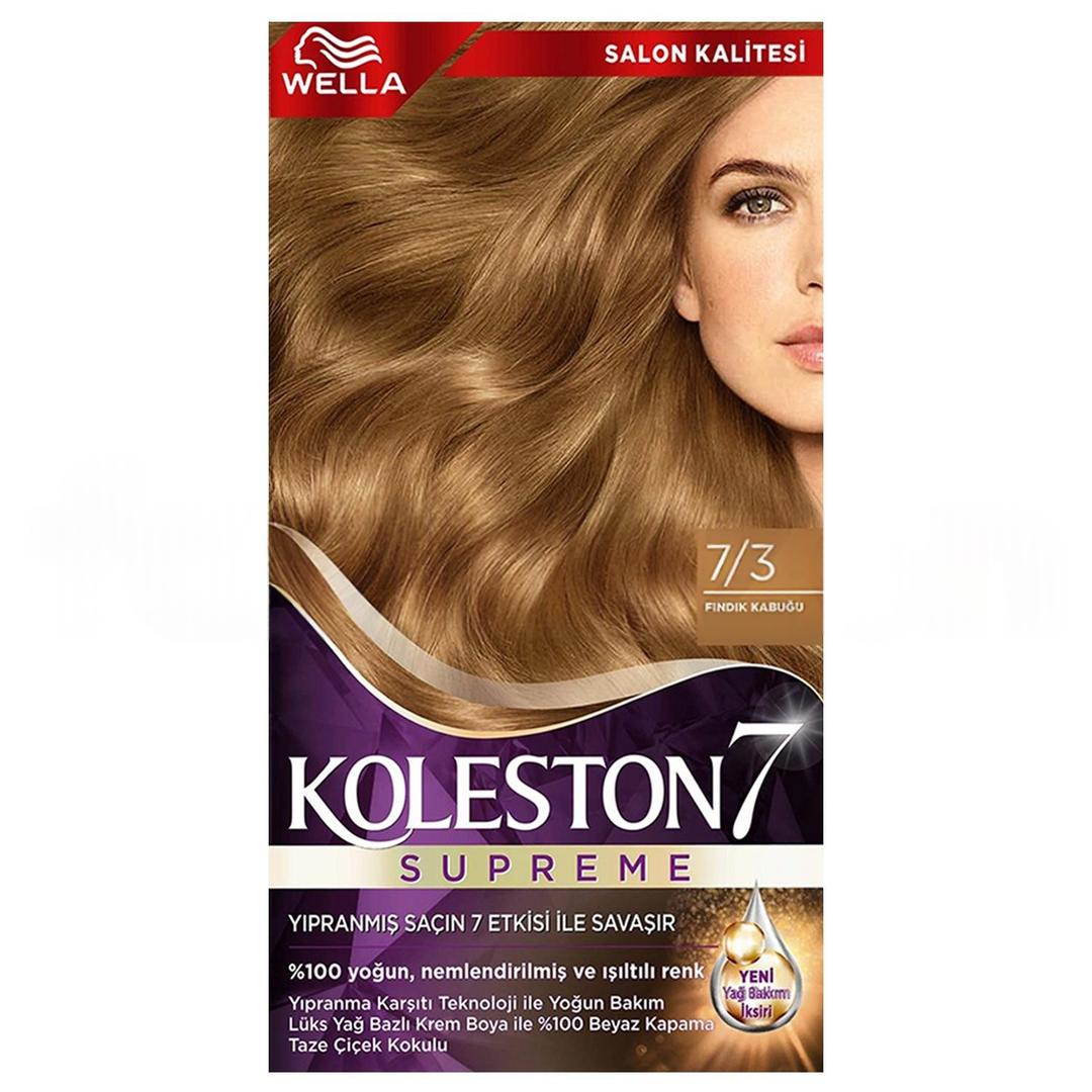 Koleston Supreme Kit Saç Boyası Fındık Kabuğu 7/3