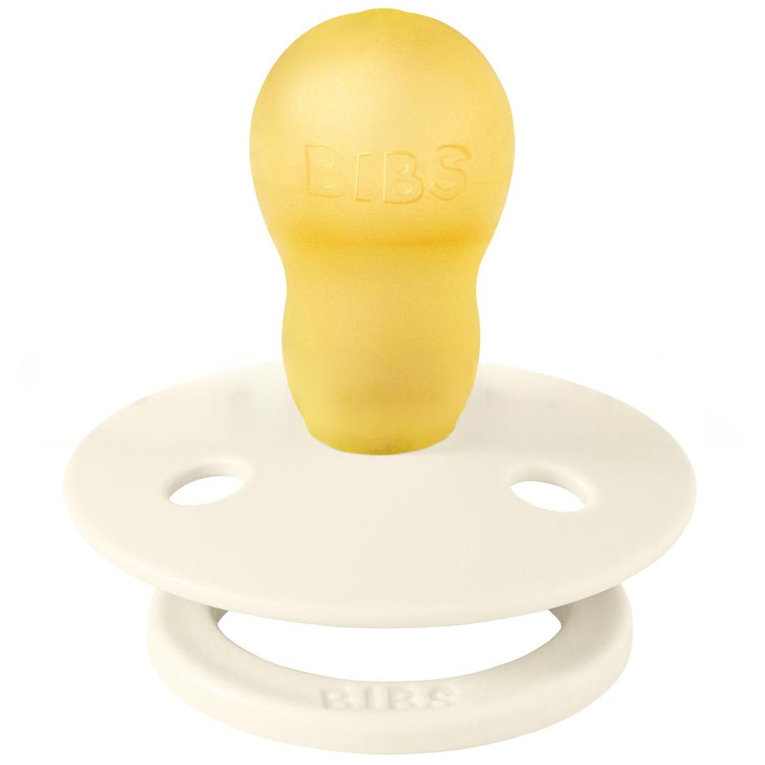 Bibs Colour Kauçuk 18+ Ay Emzik - Ivory