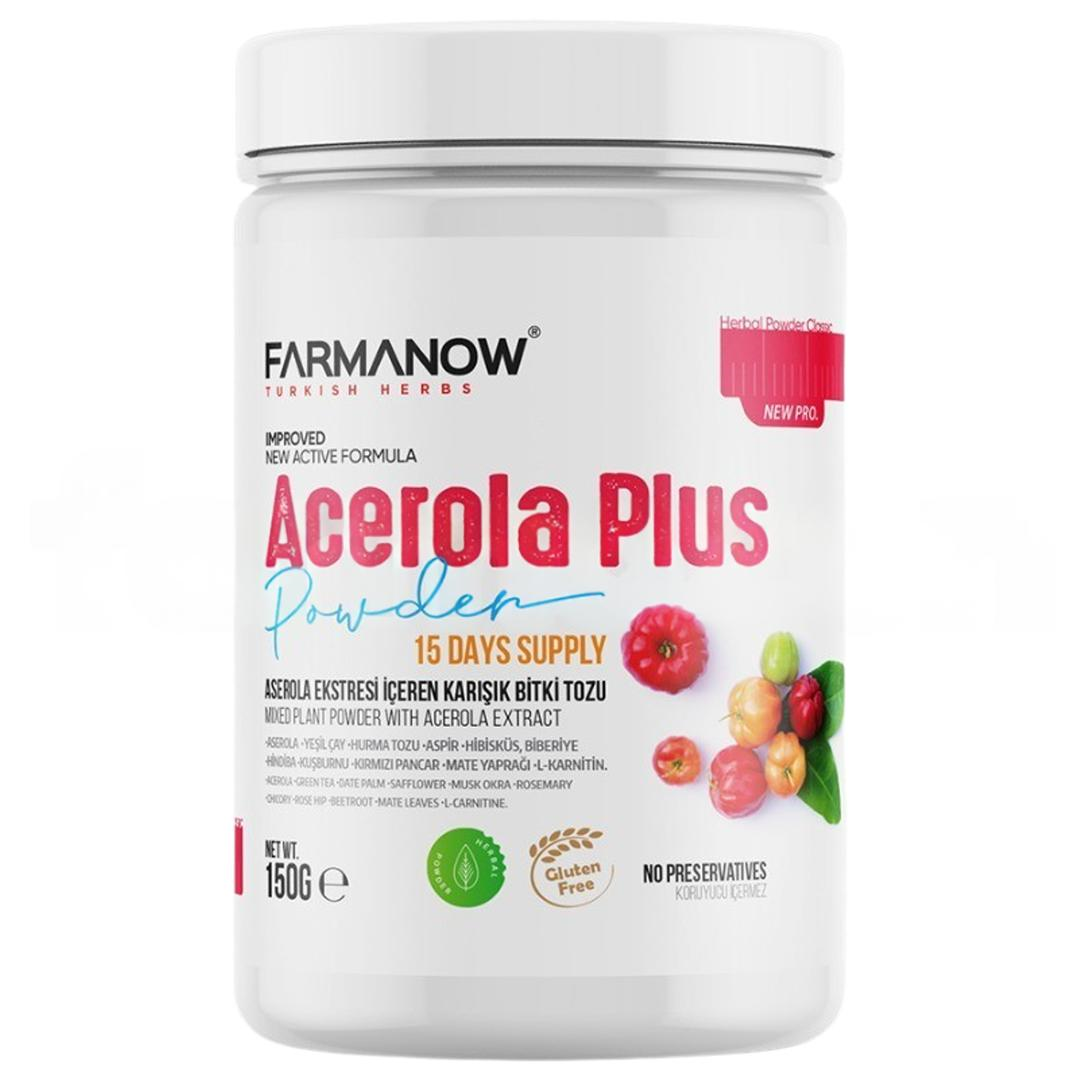 Farmanow Acerola Plus Aserola Ekstersi İçeren Karışık Bitki Tozu 150 gr
