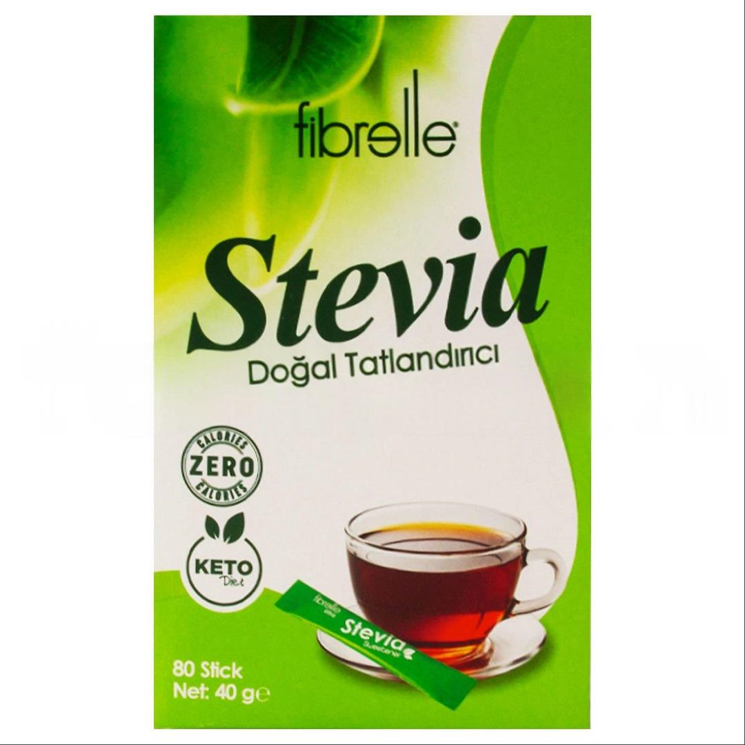 Fibrelle Ultra Stevialı Stick Tatlandırıcı 80 Stick