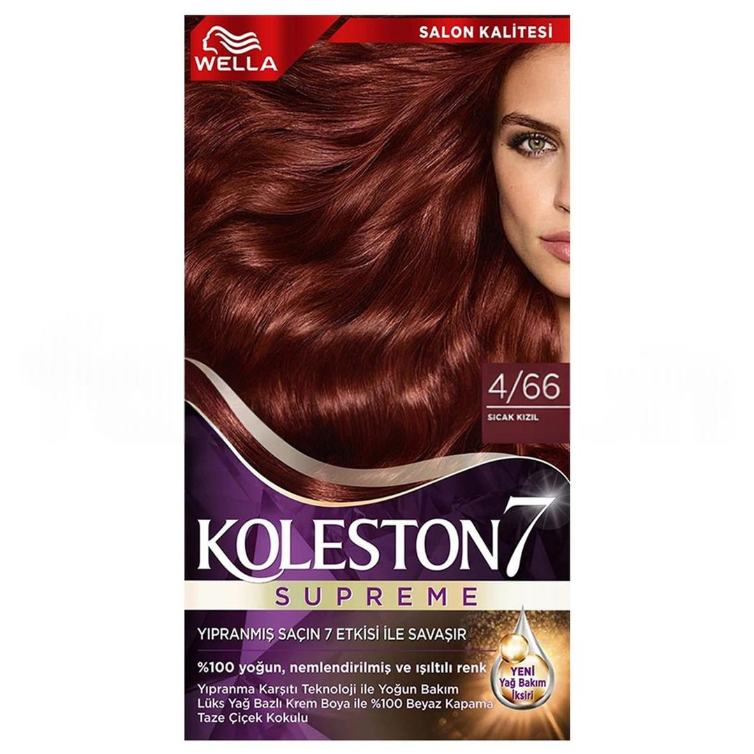 Koleston Supreme Kit Sıcak Kızıl Saç Boyası 4/66