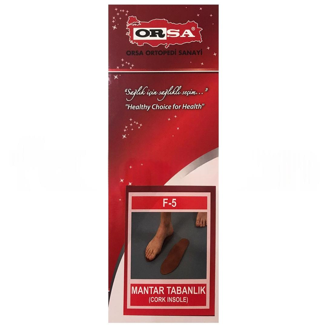 Orsa Ark Takviyeli Mantar Tabanlık 38 Numara