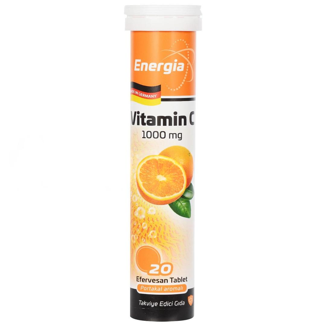 Energia Vitamin C 1000 mg 20 Efervesan Tablet
