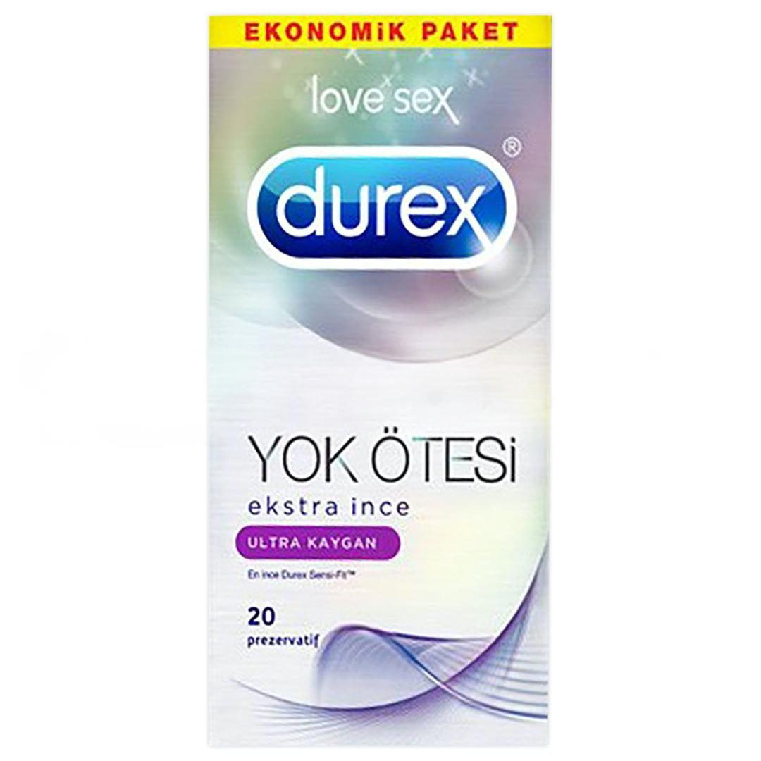 Durex Yok Ötesi Ultra Kaygan Prezervatif 20'li