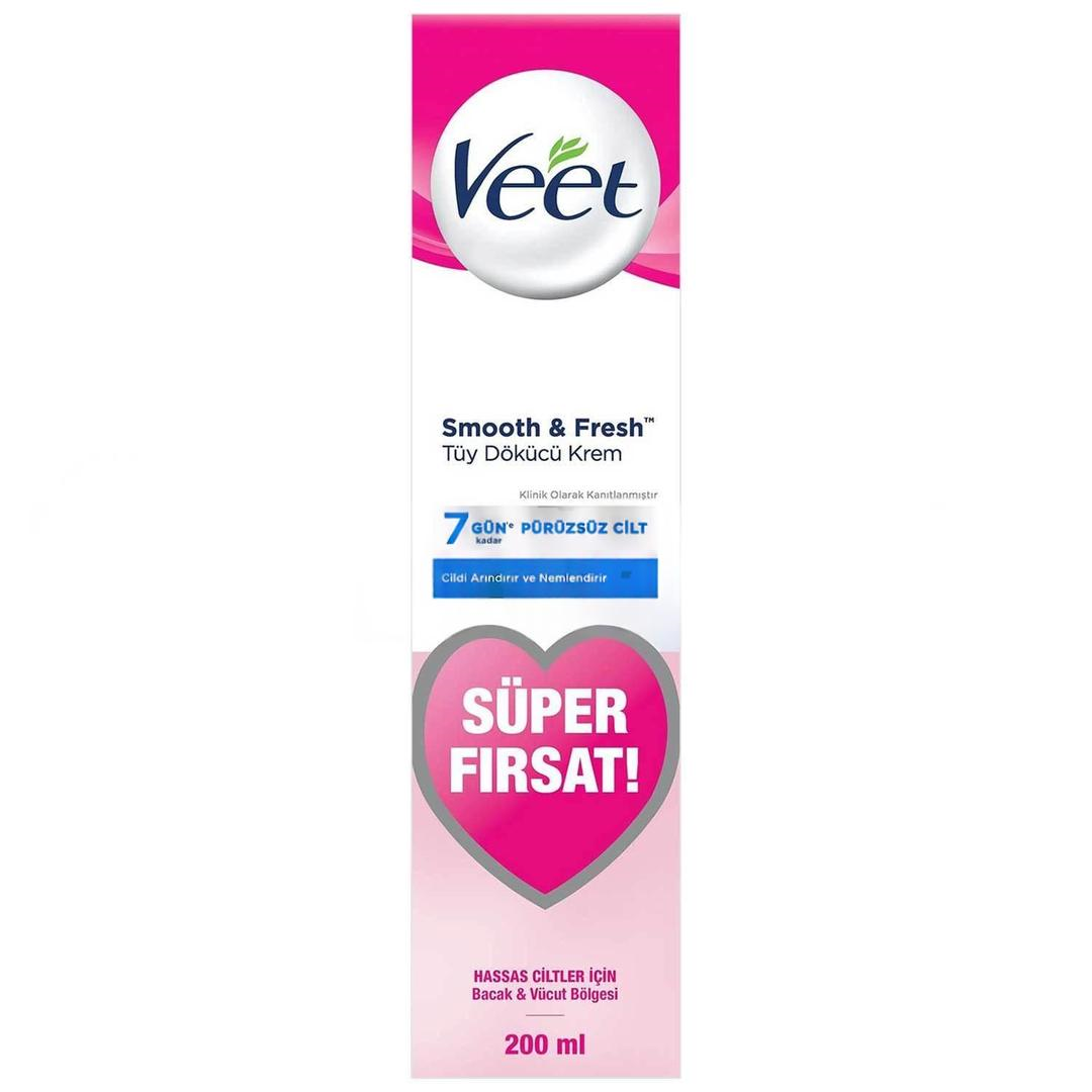 Veet Krem Tüy Dökücü Hassas Ciltler 200 ml - Süper Fırsat Etiketli