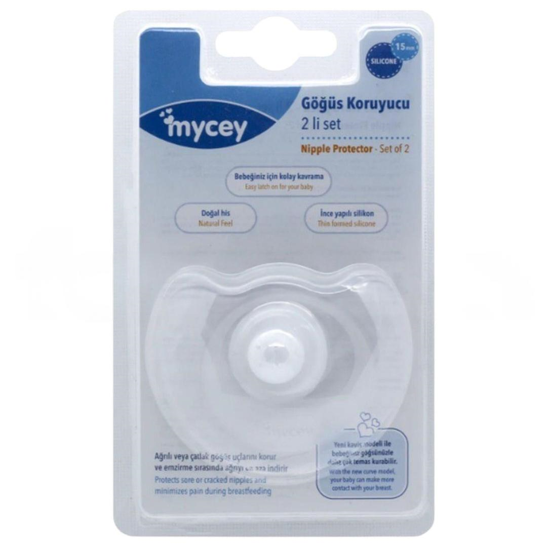 Mycey İnce Yapılı Silikon Göğüs Koruyucu 2'li