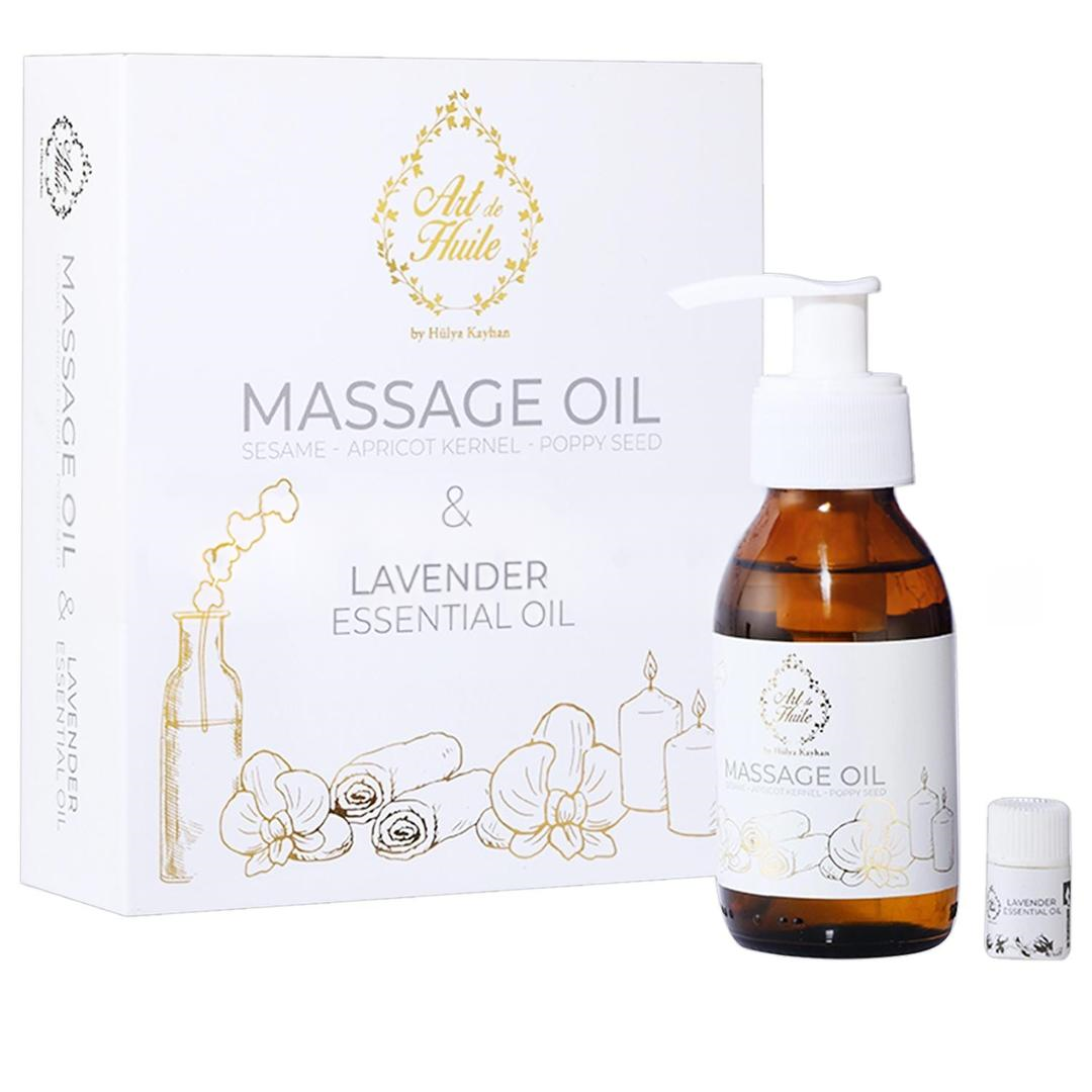 Art De Huile Masaj Seti Lavender