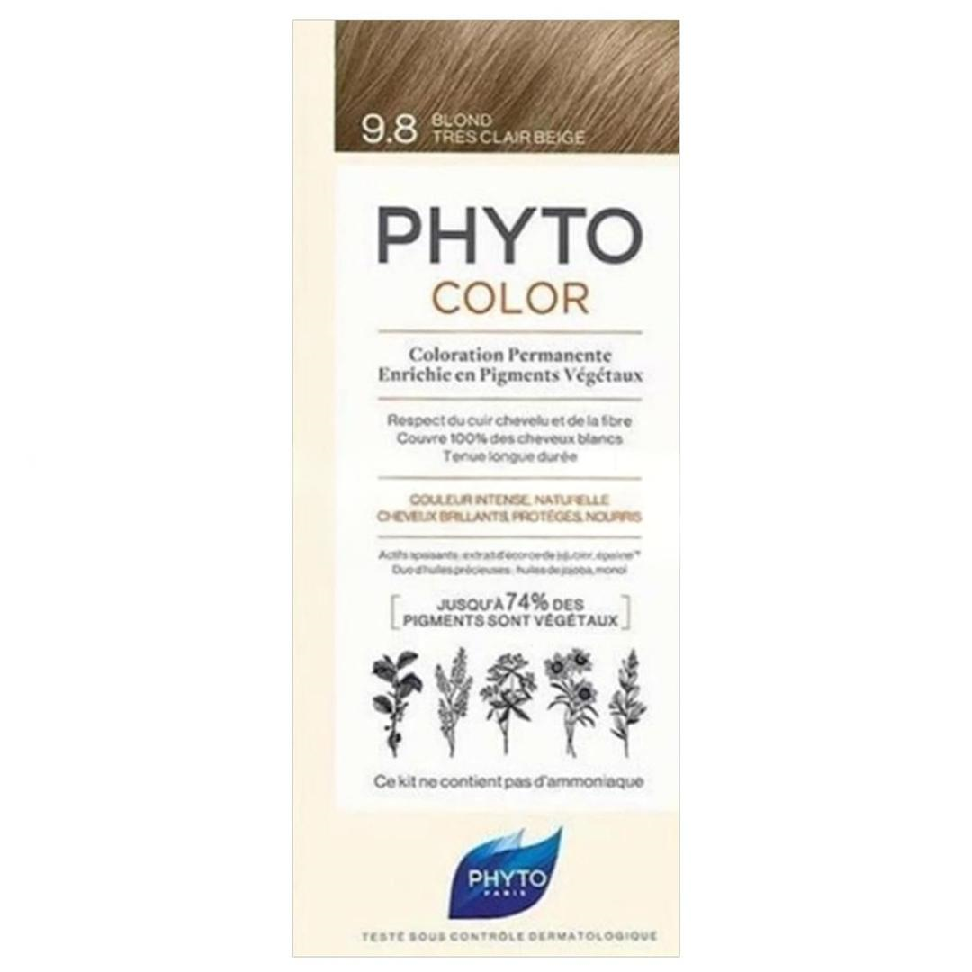 Phyto Phytocolor Bitkisel Saç Boyası - Açık Sarı Bej 9,8