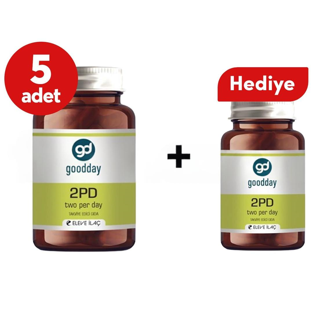 Goodday 2PD Two Per Day 60 Kapsül - 6 Al 5 Öde