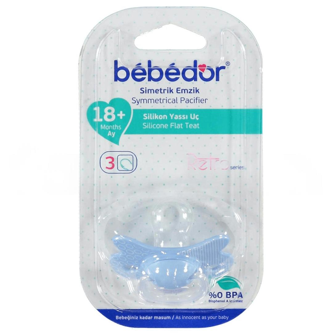 Bebedor 143 Yassı Silikon Emzik No: 1