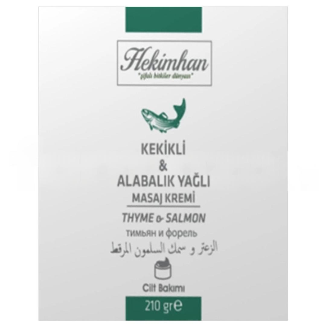 Hekimhan Kekikli Alabalık Yağlı Masaj Kremi 240 gr